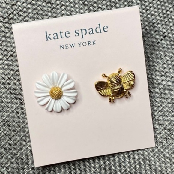Kate Spade All Abuzz Bee Daisy Stud Earrings - Picture 4 of 8